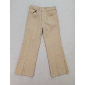 Sportabouts Vintage Men's Jeans Size 32x27 Beige Disco Rockabilly
